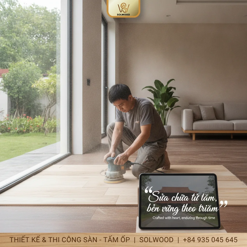 Dịch vụ Sửa chữa sàn gỗ: Báo giá trọn gói không phát sinh - hình 2