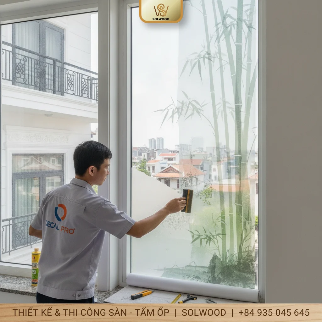 Hướng dẫn cách dán Decal kính không bị nhăn mới năm 2026 - hình 1