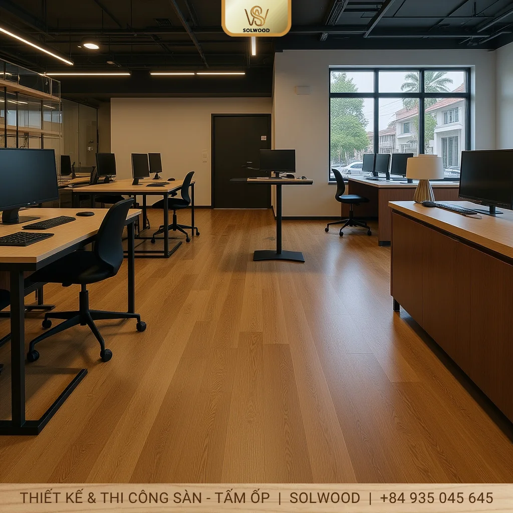 sàn nhựa chịu lực giả gỗ huế - hình 3