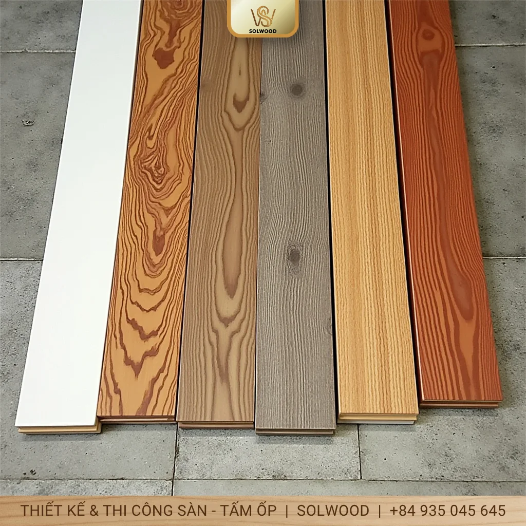 sàn nhựa vân gỗ bóc dán huế - hình 1