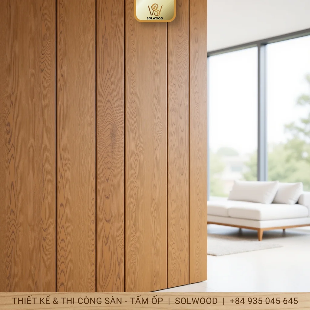 tấm panel ốp tường vân gỗ quy nhơn - hình 1