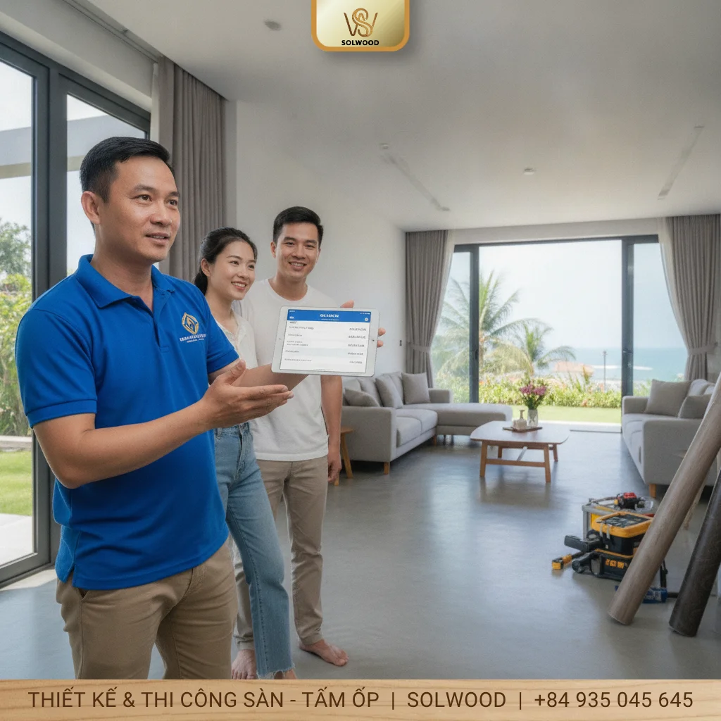 Báo giá lắp đặt sàn nhựa hèm khóa Đà Nẵng chuyên nghiệp