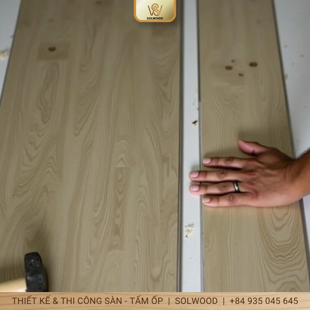Hình ảnh Thi công sàn nhựa dán keo đúng kỹ thuật: Hướng dẫn chi tiết - 3