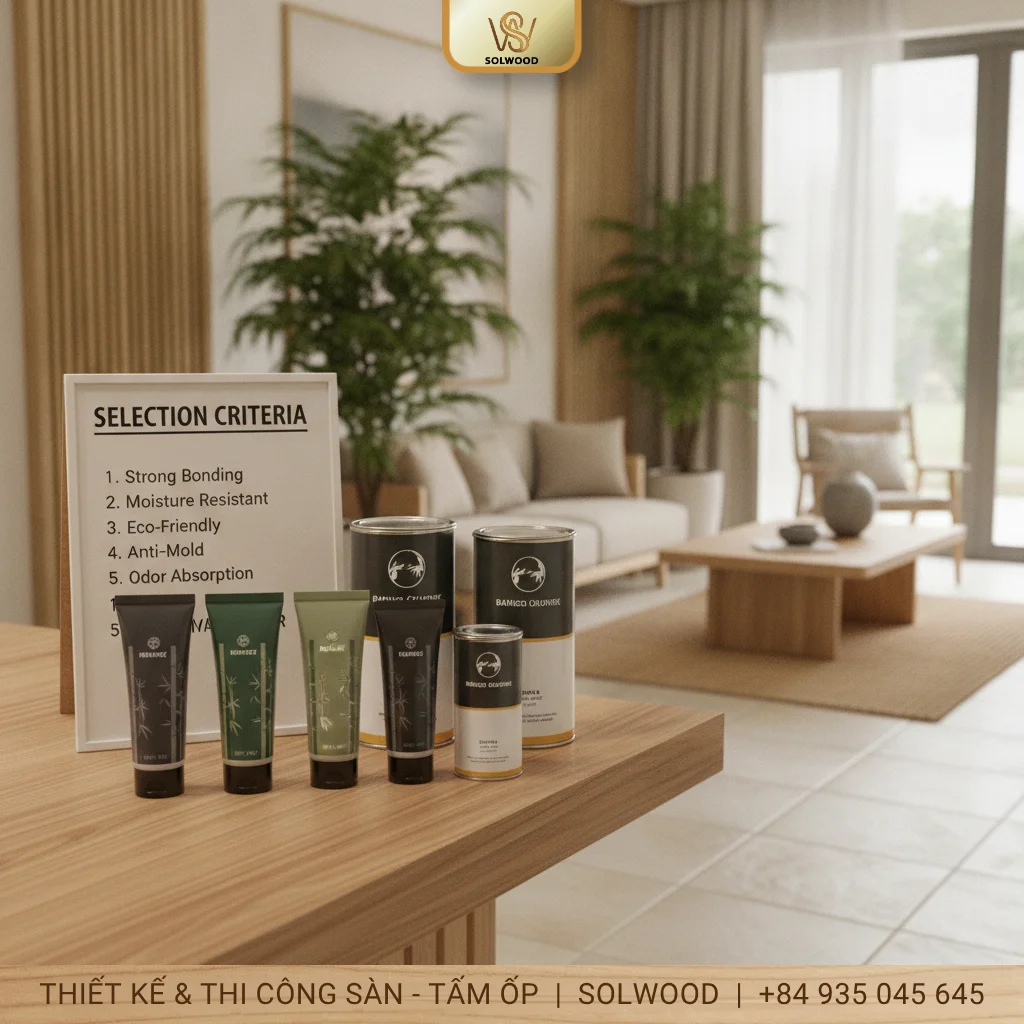 Hình ảnh Keo dán tấm ốp than tre: Khái niệm & Cách chọn đúng nhất - 1