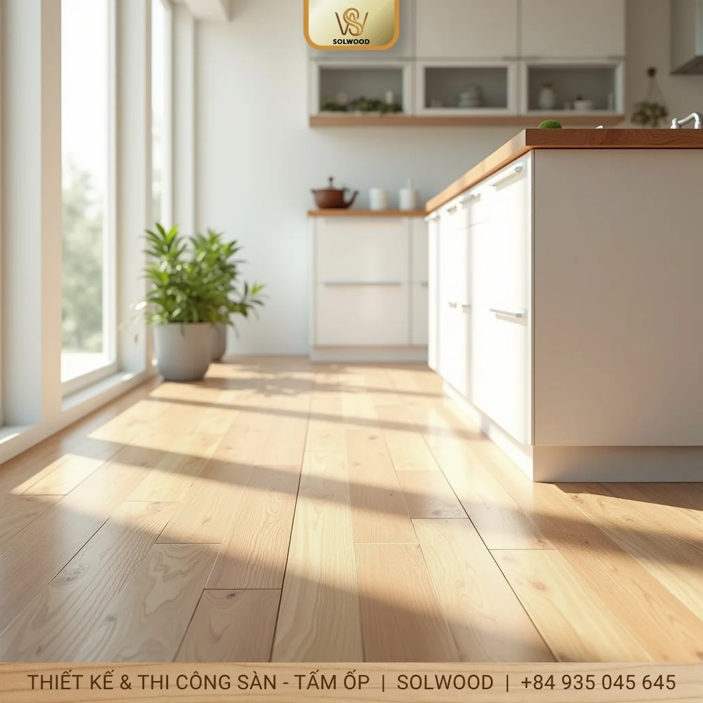 Thói quen hàng ngày phá hủy sàn gỗ và nhà bếp của bạn