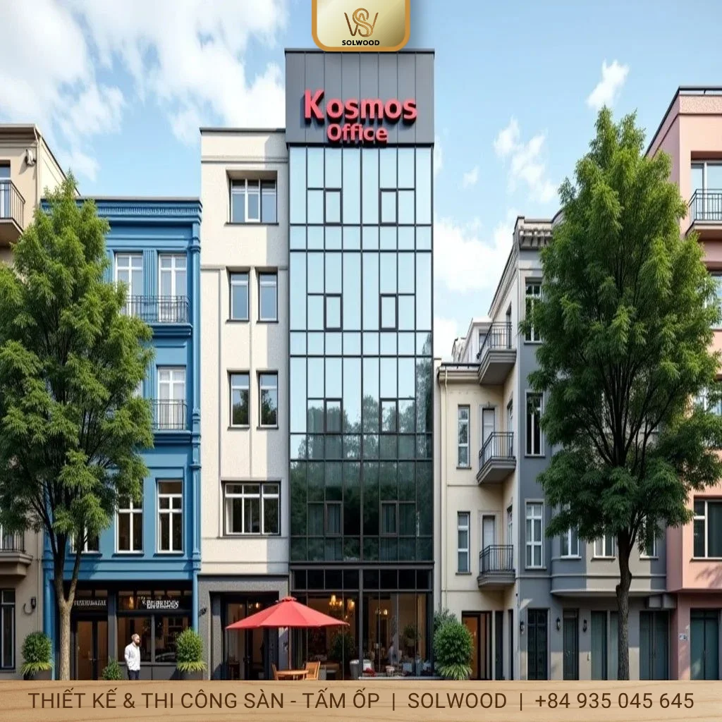 Kosmos Quy Nhơn: Sàn nhựa giả gỗ cao cấp, bền đẹp, chống nước