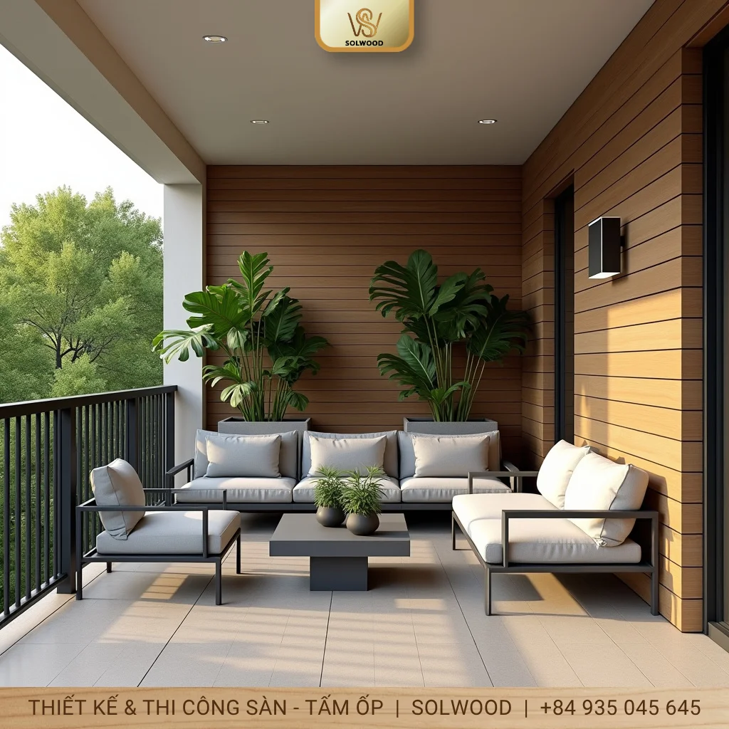 Sàn Nhựa Giả Gỗ Ngoài Trời Kosmos Hội An: Bền Đẹp, Chống Nước