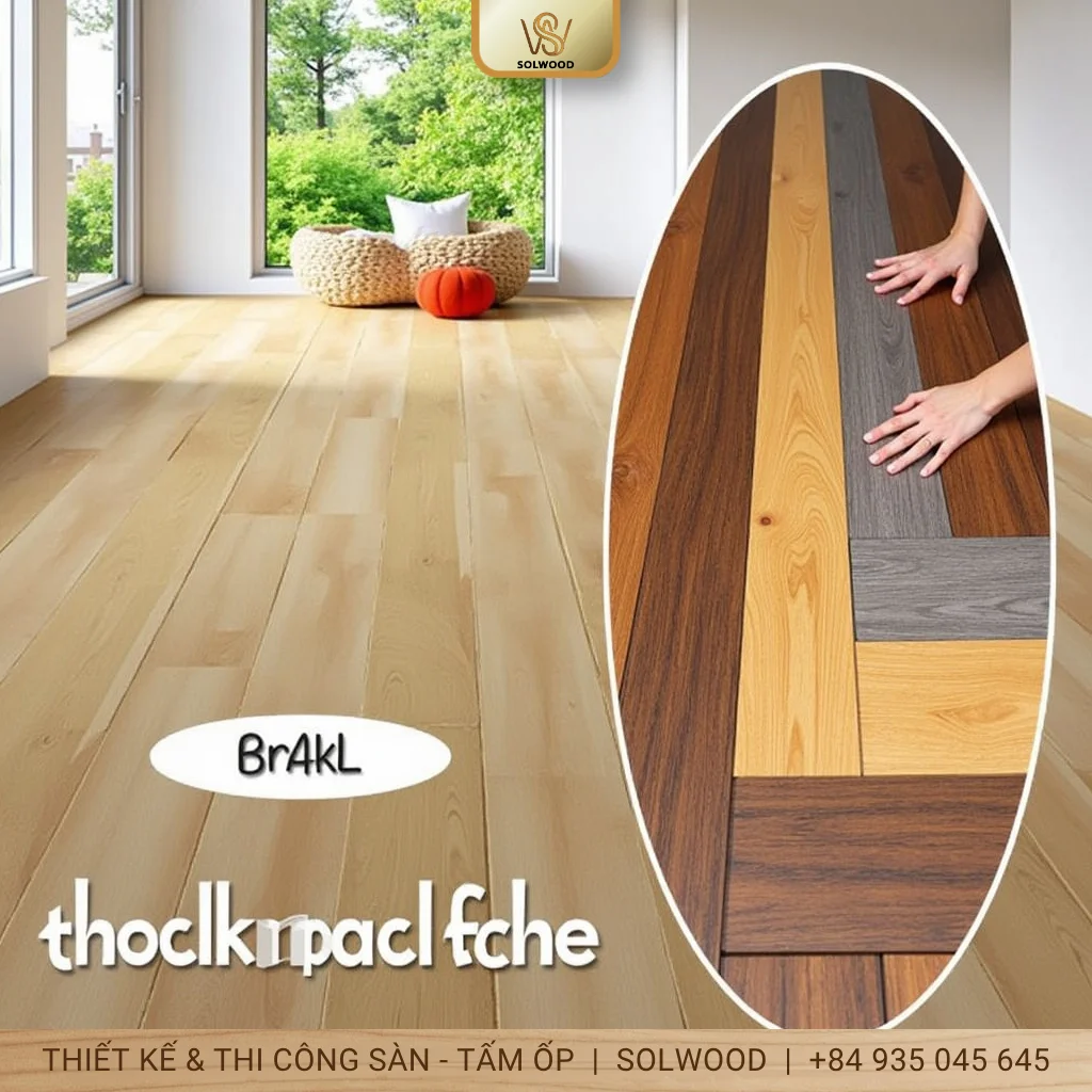Hình ảnh Sàn nhựa hèm khóa Hội An: Giá rẻ, bền đẹp, lắp đặt dễ dàng - 2