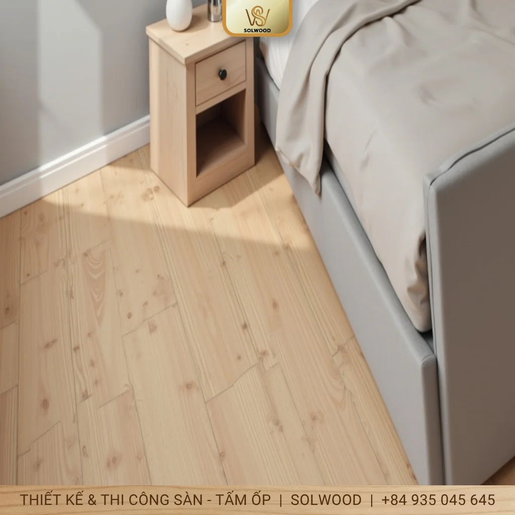 Hình ảnh Sàn nhựa hèm khóa giá rẻ Huế - Đẹp, bền, lắp đặt dễ dàng - 3