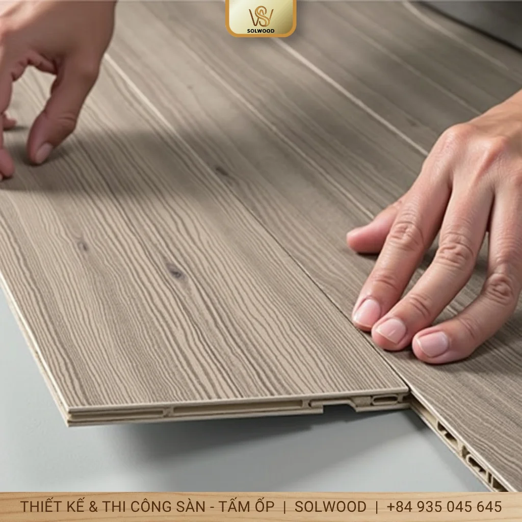 Hình ảnh Sàn nhựa hèm khóa giá rẻ Quy Nhơn: Chất lượng, bền, đẹp, tiết kiệm - 2