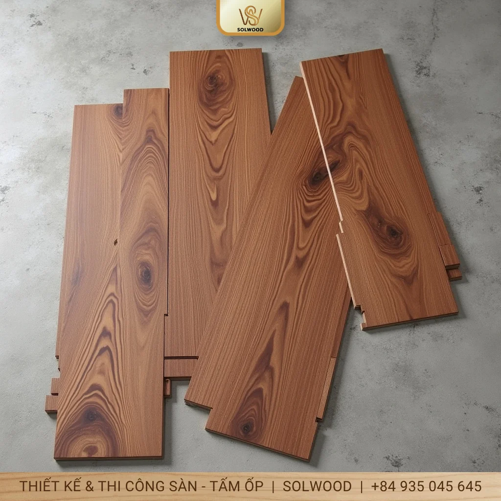 Hình ảnh Đà Nẵng: Sàn nhựa vân gỗ hèm khóa cao cấp, bền đẹp - 2