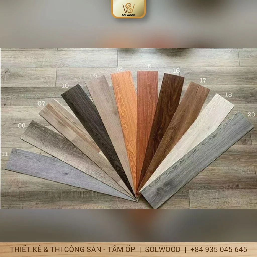 Hình ảnh Tấm dán sàn nhựa giả vân gỗ Tam Kỳ - Giải pháp sàn hiện đại - 1