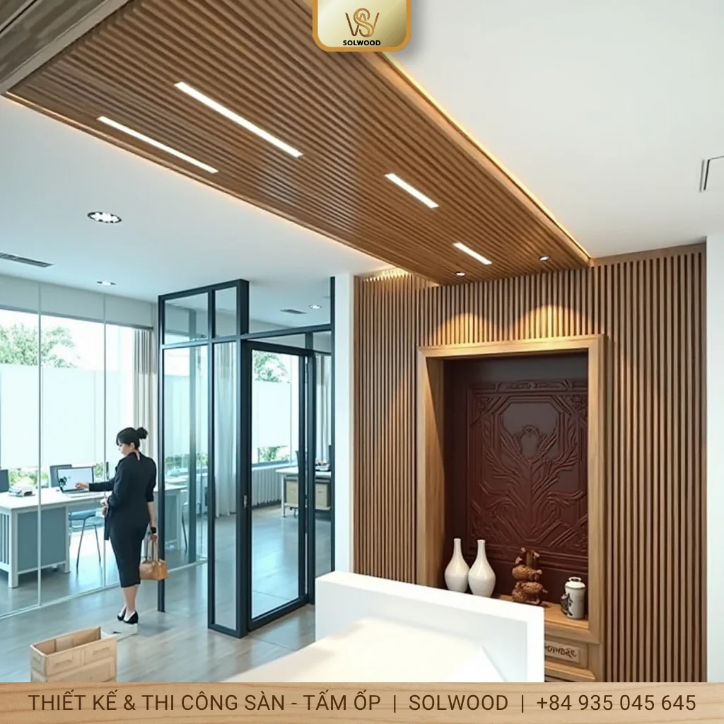 Tấm ốp trần đẹp Hội An: Chọn ngay cho không gian ấn tượng