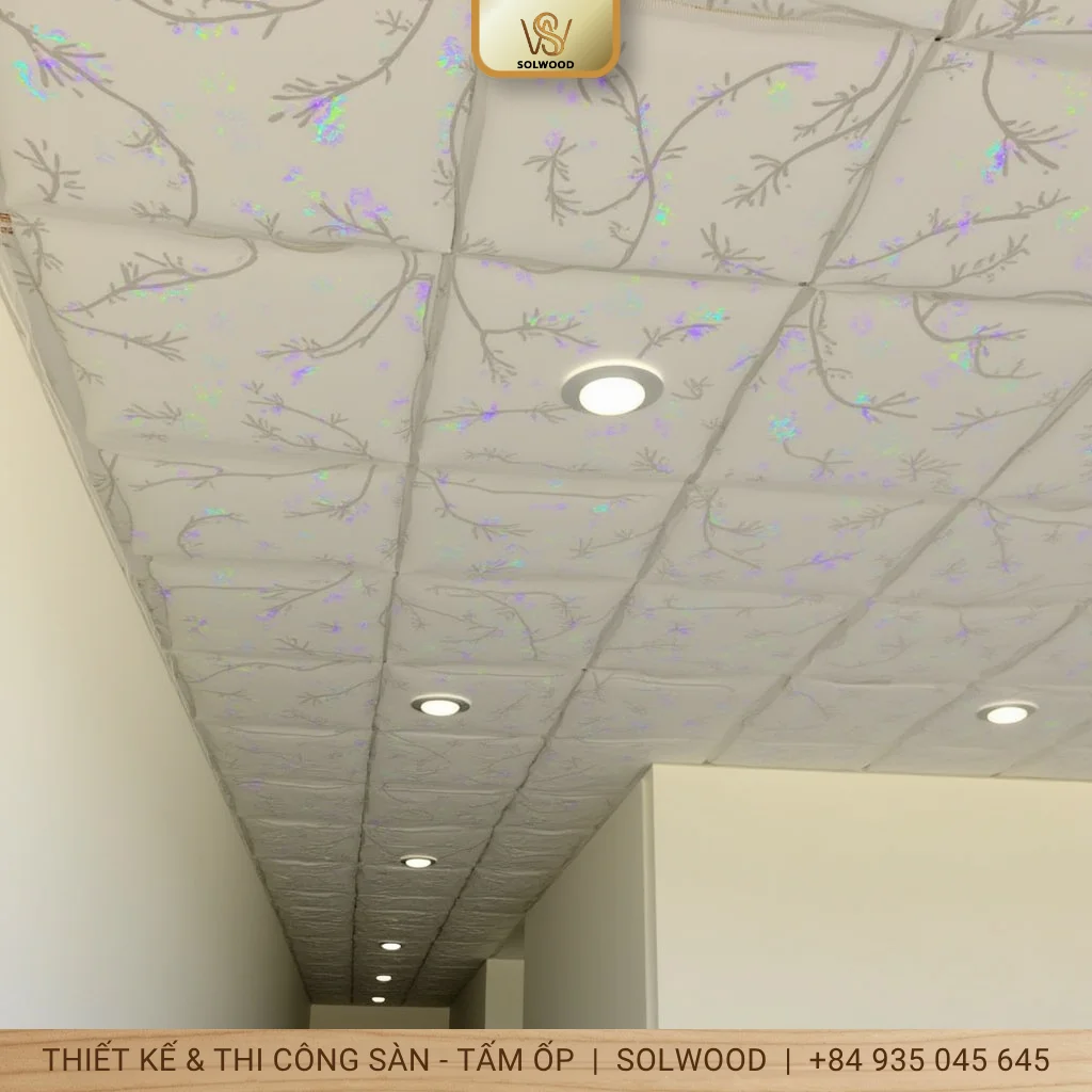 Hình ảnh Tấm ốp trần nhựa 60x60 Đà Nẵng: Giải pháp trang trí hiện đại. - 2