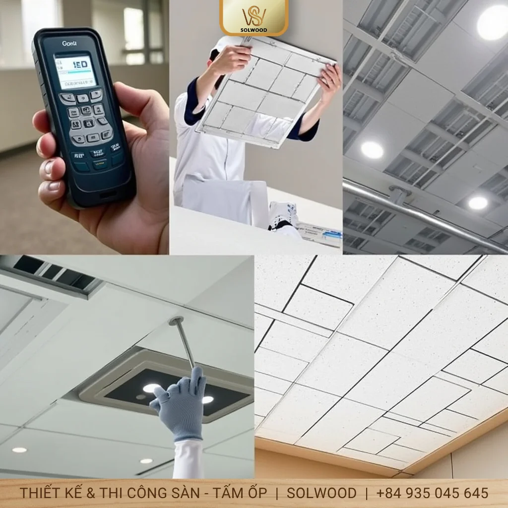 Hình ảnh Tấm Ốp Trần Nhựa 60x60 Huế: Bền Đẹp, Giá Tốt Mọi Công Trình - 2