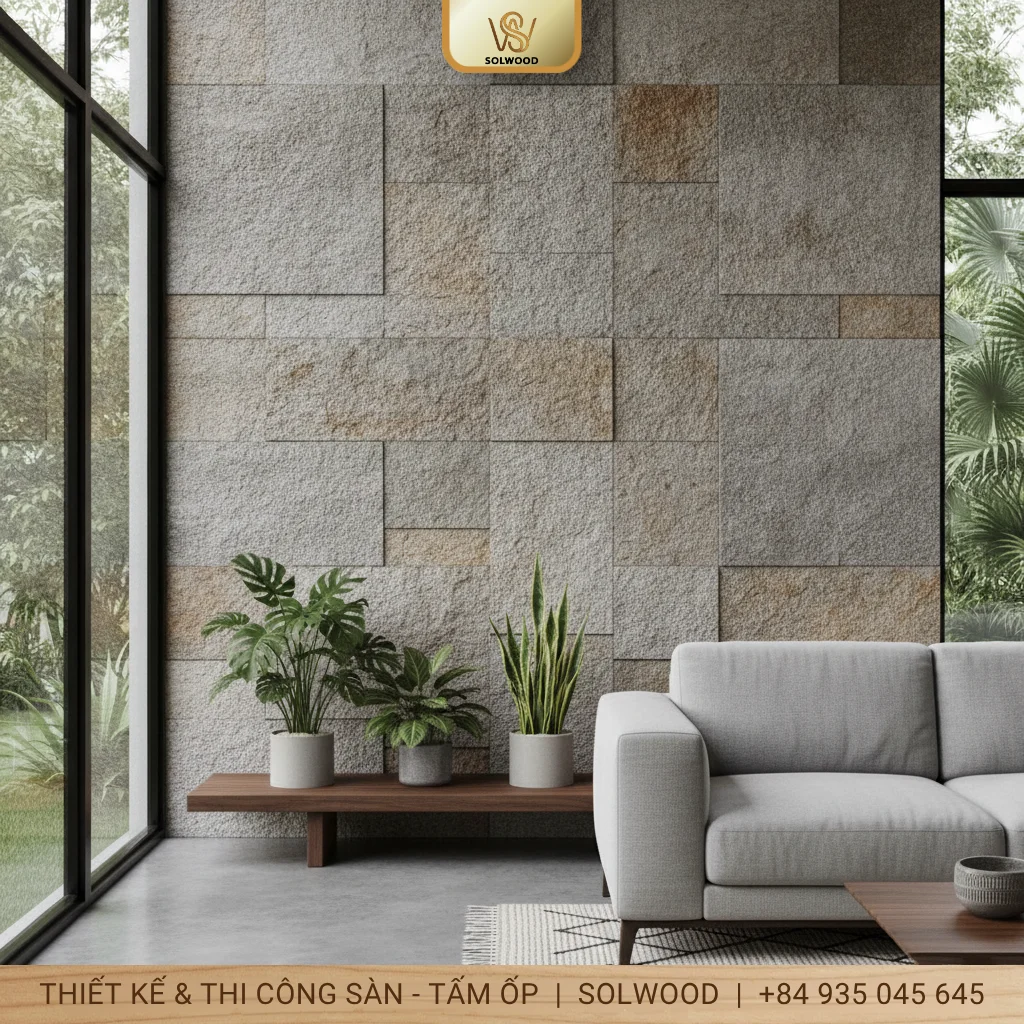 Tấm Panel Ốp Tường Giả Đá Quy Nhơn: Giải Pháp Đẹp Bền