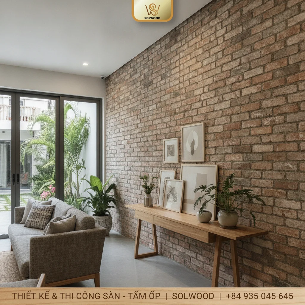Tấm Panel Giả Gạch Quy Nhơn: Đẹp, Bền, Thi Công Nhanh Chóng