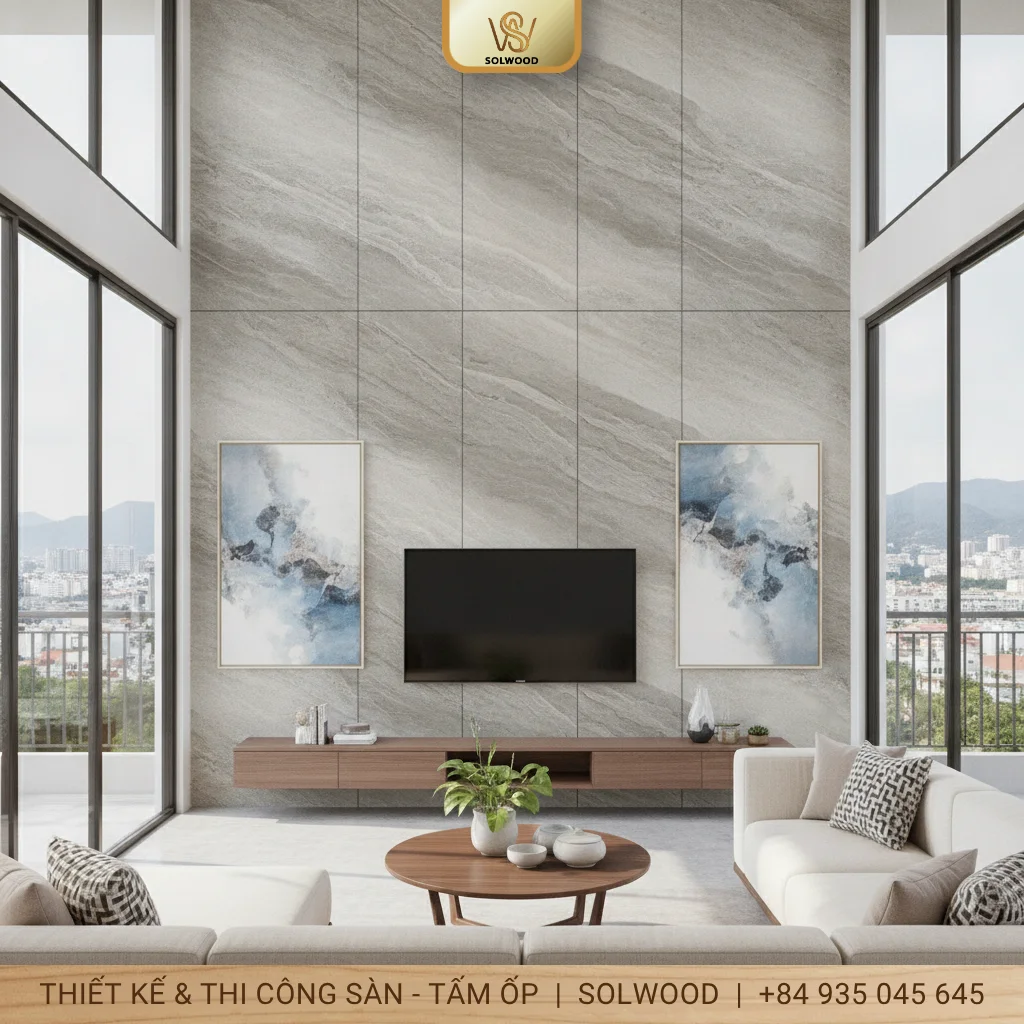 Tấm PVC Vân Đá Phát Lộc Đà Nẵng - Giải Pháp Ốp Tường Hiện Đại