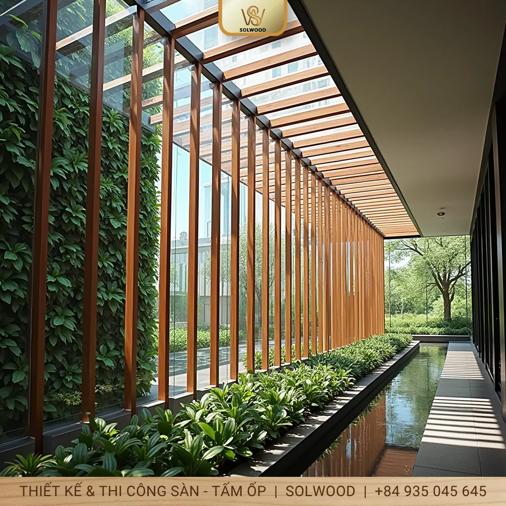 Giải pháp tấm sàn nhựa giả gỗ ngoài trời bền đẹp tại Huế