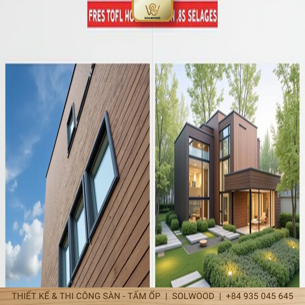 Hình ảnh Ván Sàn Nhựa Giả Gỗ Ngoài Trời Hội An - Chống Nước, Bền Màu - 2
