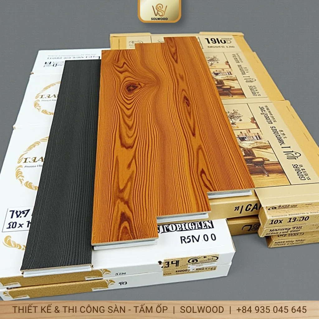 Hình ảnh Ván Sàn Nhựa Giả Gỗ Ngoài Trời Quy Nhơn Chống Nước, Bền Đẹp - 2