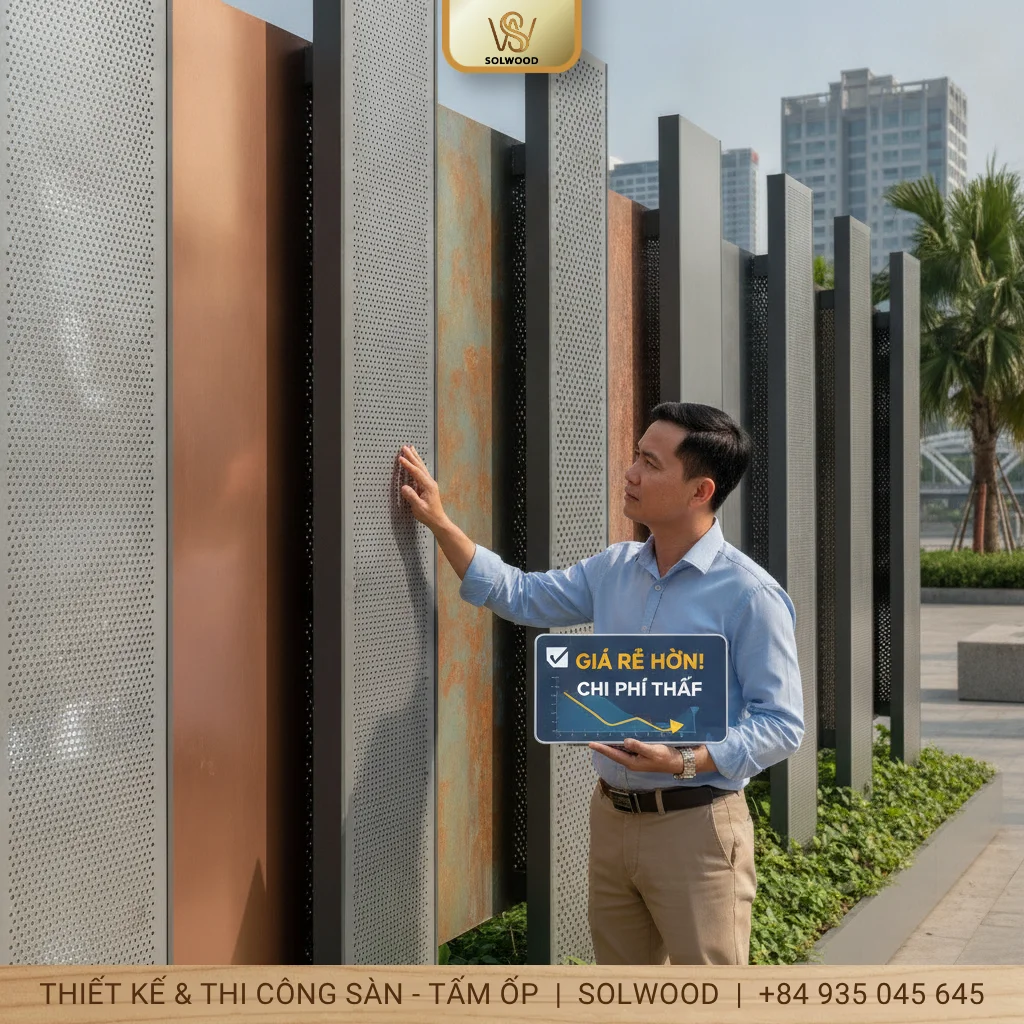 99 Mẫu tấm panel kim loại ngoài trời đẹp, giá rẻ tại Đà Nẵng - hình 4