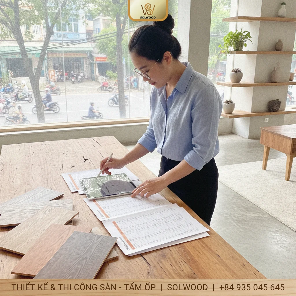 báo giá sàn nhựa hèm khóa vân gỗ quy nhơn - hình 2