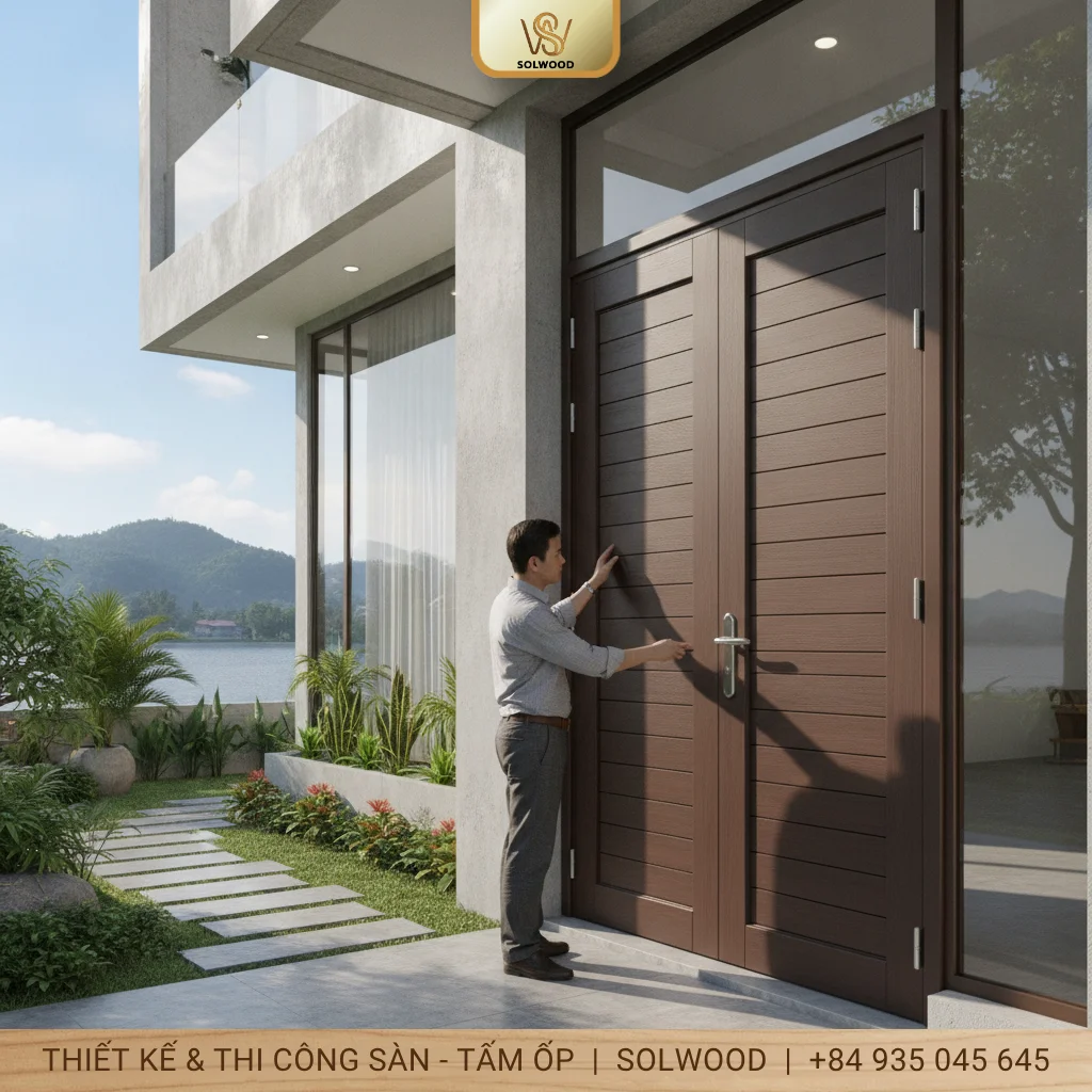 Báo giá thi công lắp đặt cửa nhựa giả gỗ Đà Nẵng - hình 3