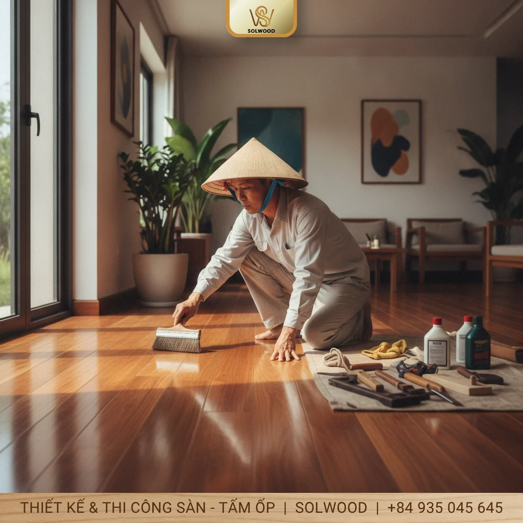 Bí Quyết Khôi Phục Sàn Gỗ Của Bạn Trong 5 Bước - hình 3