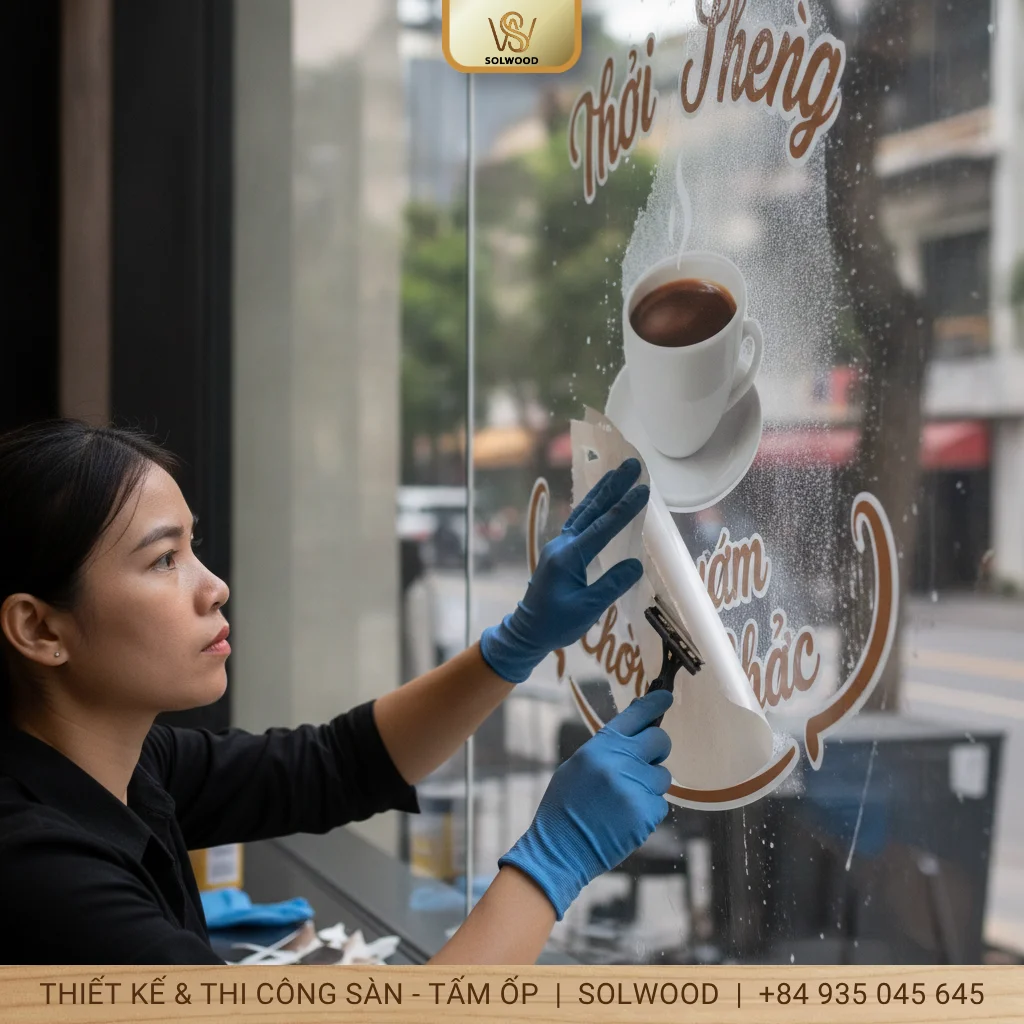 Cách gỡ Decal kính sạch sẽ, nhanh chóng chỉ với 3 bước - hình 1