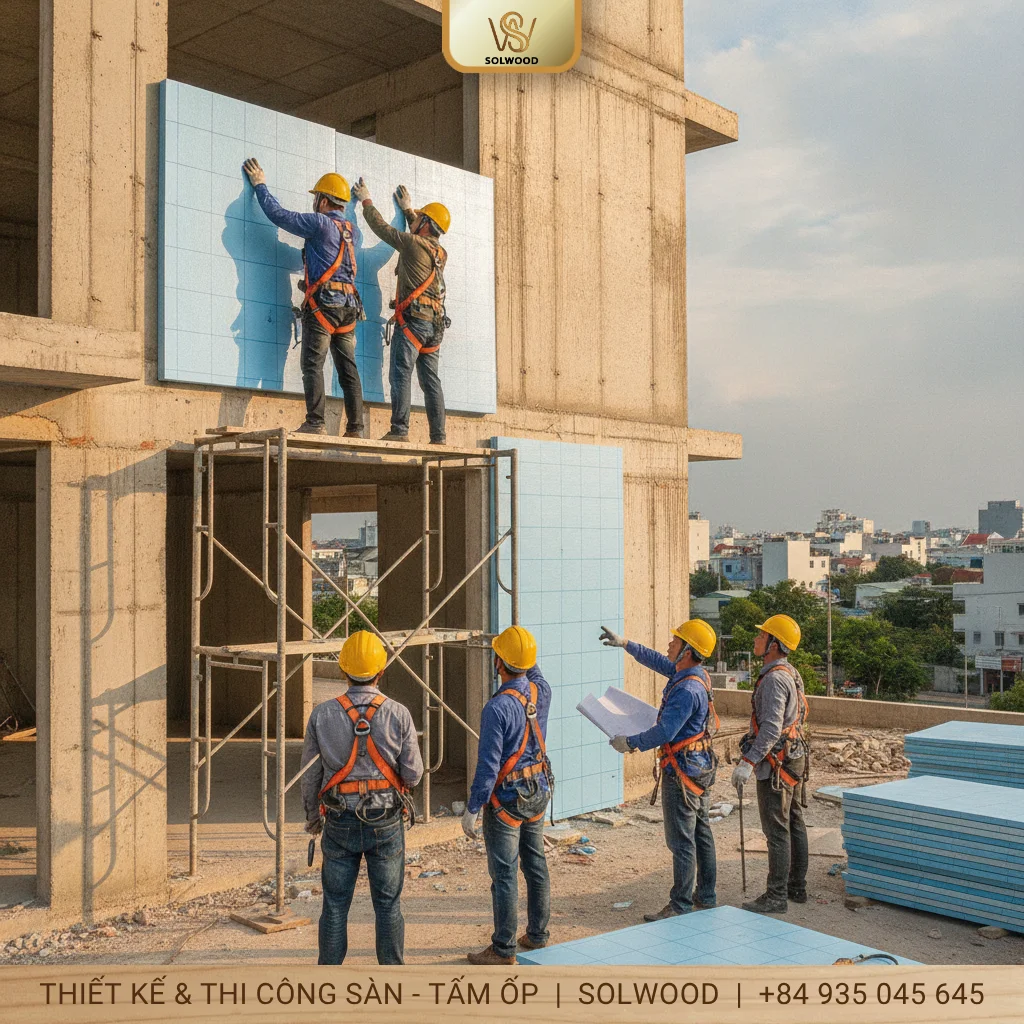 Cách thi công tấm Panel cách nhiệt đúng kỹ thuật - hình 2