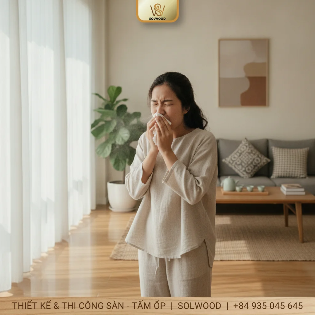 Dị ứng với mùi sàn gỗ: Cách giải quyết đơn giản và dễ dàng 2026 - hình 1