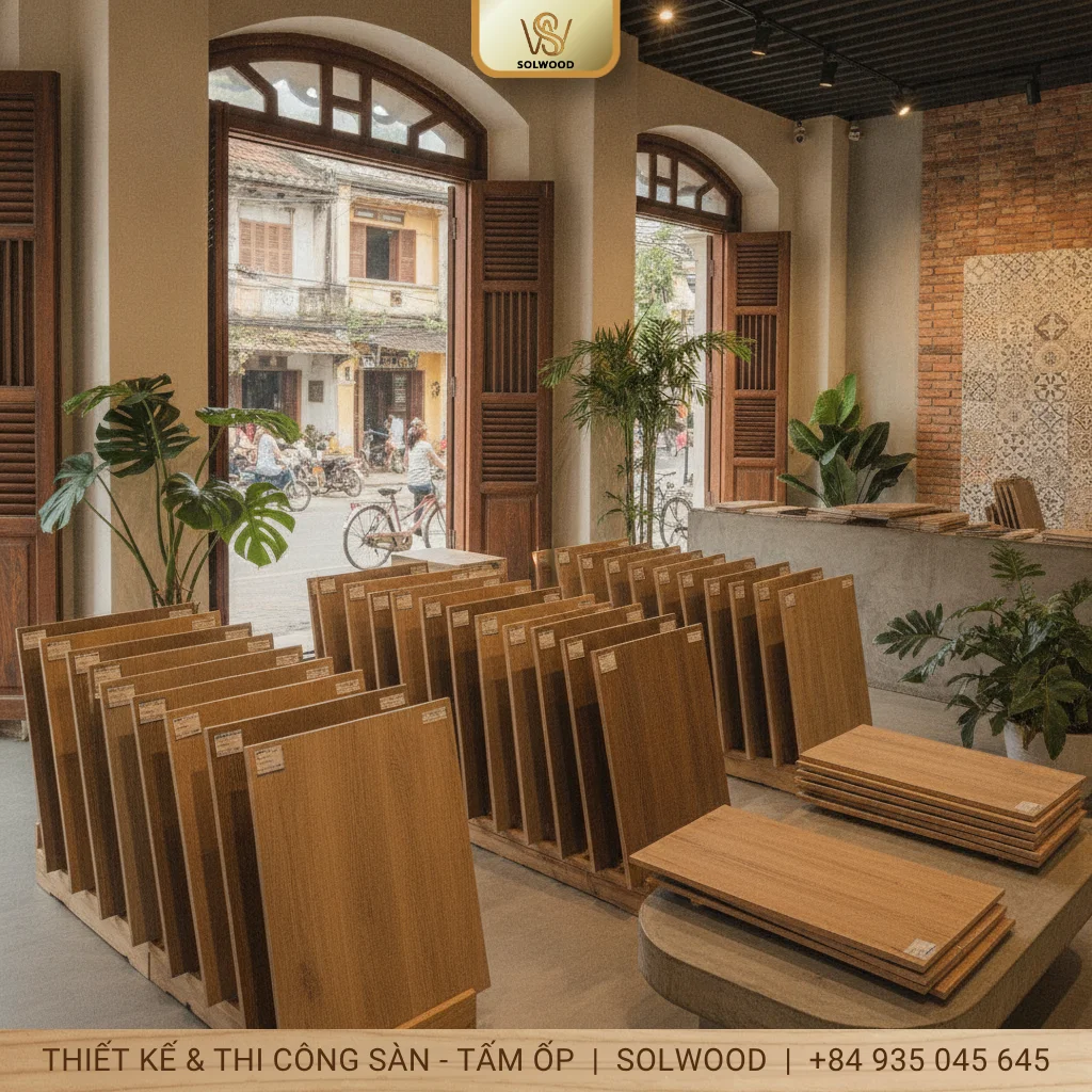 giá sàn nhựa chịu lực giả gỗ hội an - hình 2