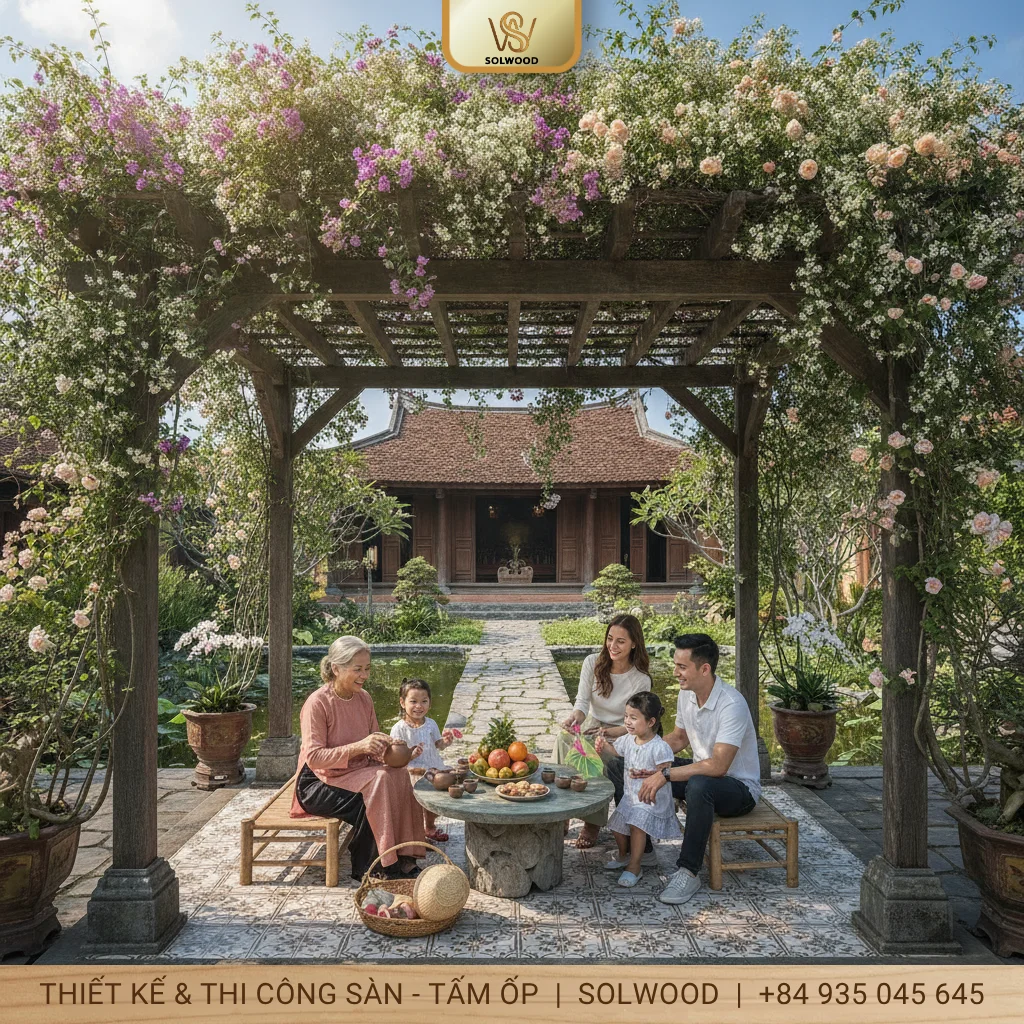 Giàn Pergola là gì? 30+ Mẫu Giàn hoa ngoài trời đẹp, dễ làm - hình 2