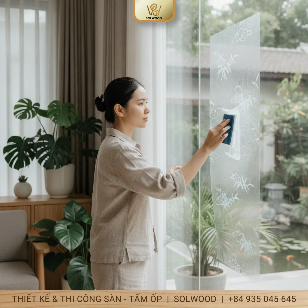 Hướng dẫn cách dán Decal kính không bị nhăn mới năm 2026 - hình 3