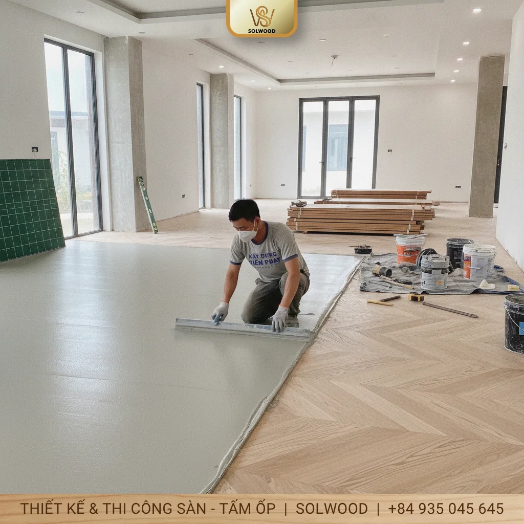 Hướng dẫn cách thi công sàn gỗ xương cá chuẩn năm 2026 - hình 2