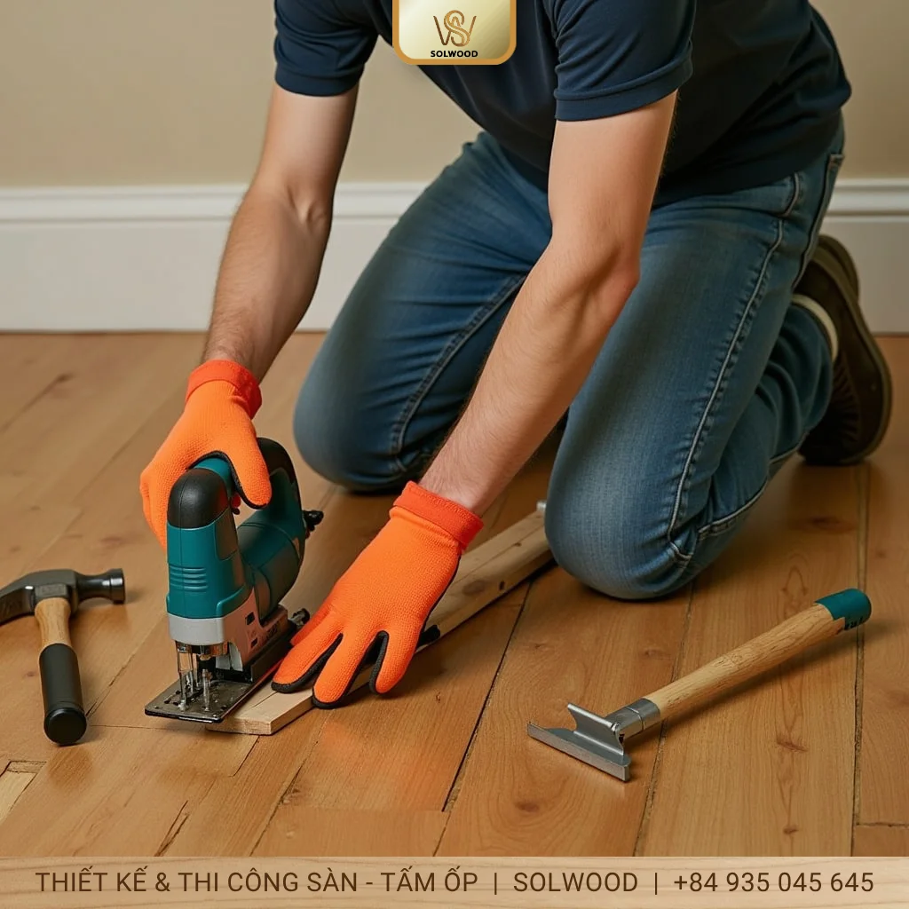 Hướng dẫn sửa chữa sàn gỗ bị kêu triệt để - hình 3
