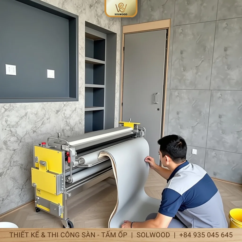 Hướng dẫn thi công giấy dán tường với 8 bước đơn giản - hình 2