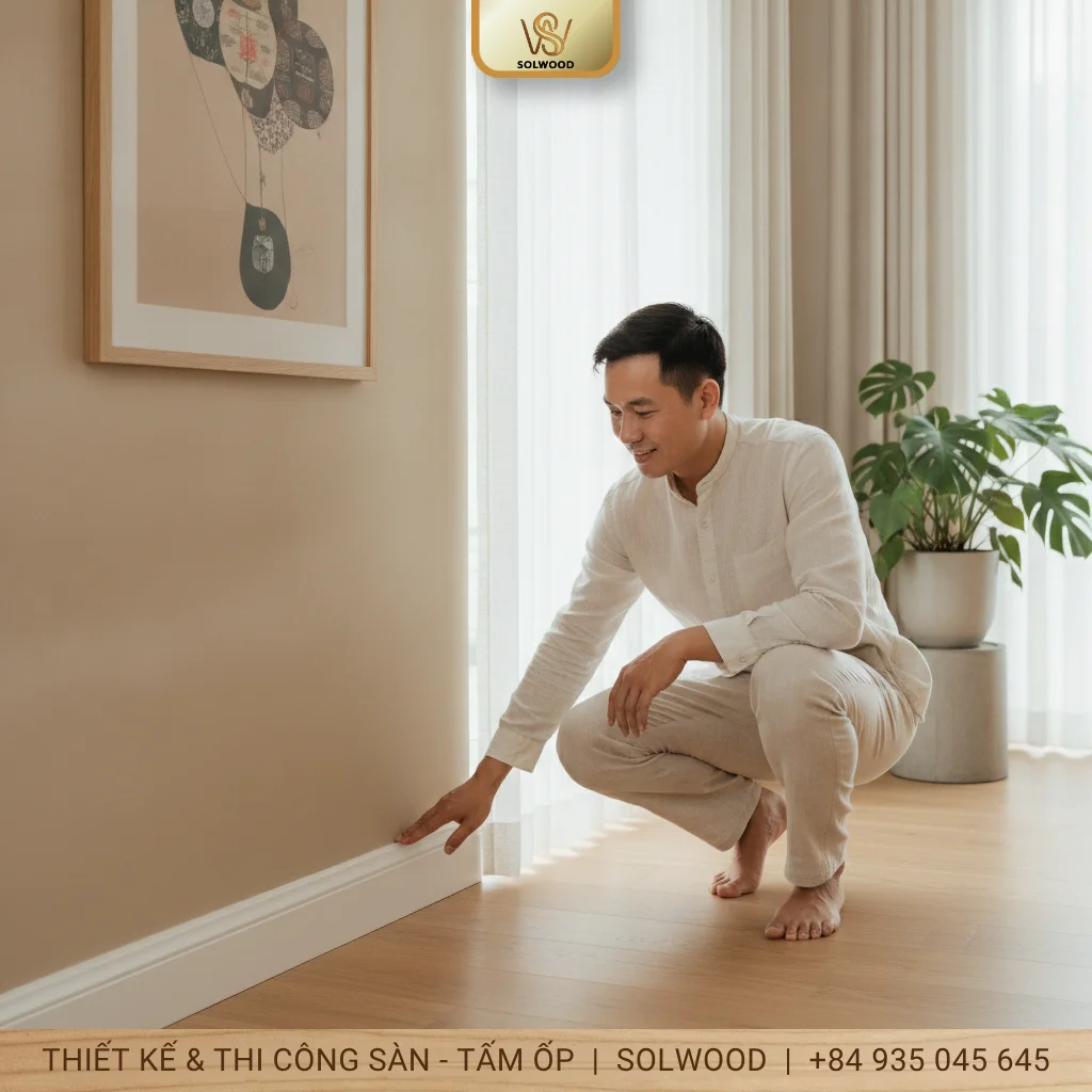 Hướng dẫn thi công Phào chân tường với 5 bước - hình 2