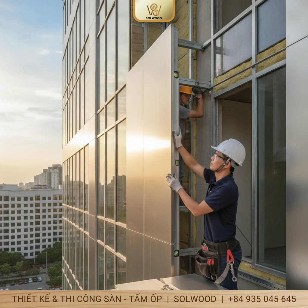 Hướng dẫn thi công tấm aluminium - hình 3