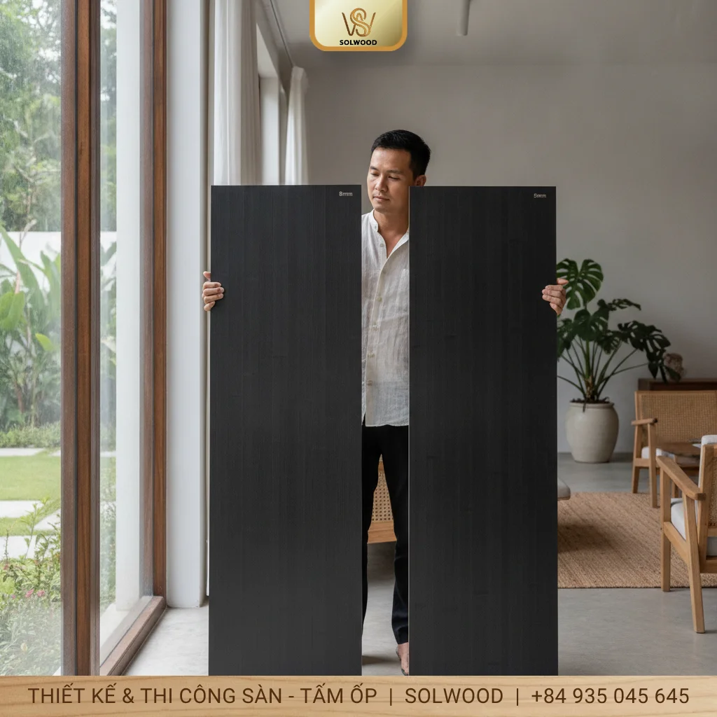 Nên dùng Tấm ốp than tre 8mm hay 5mm? Loại nào phù hợp? - hình 3