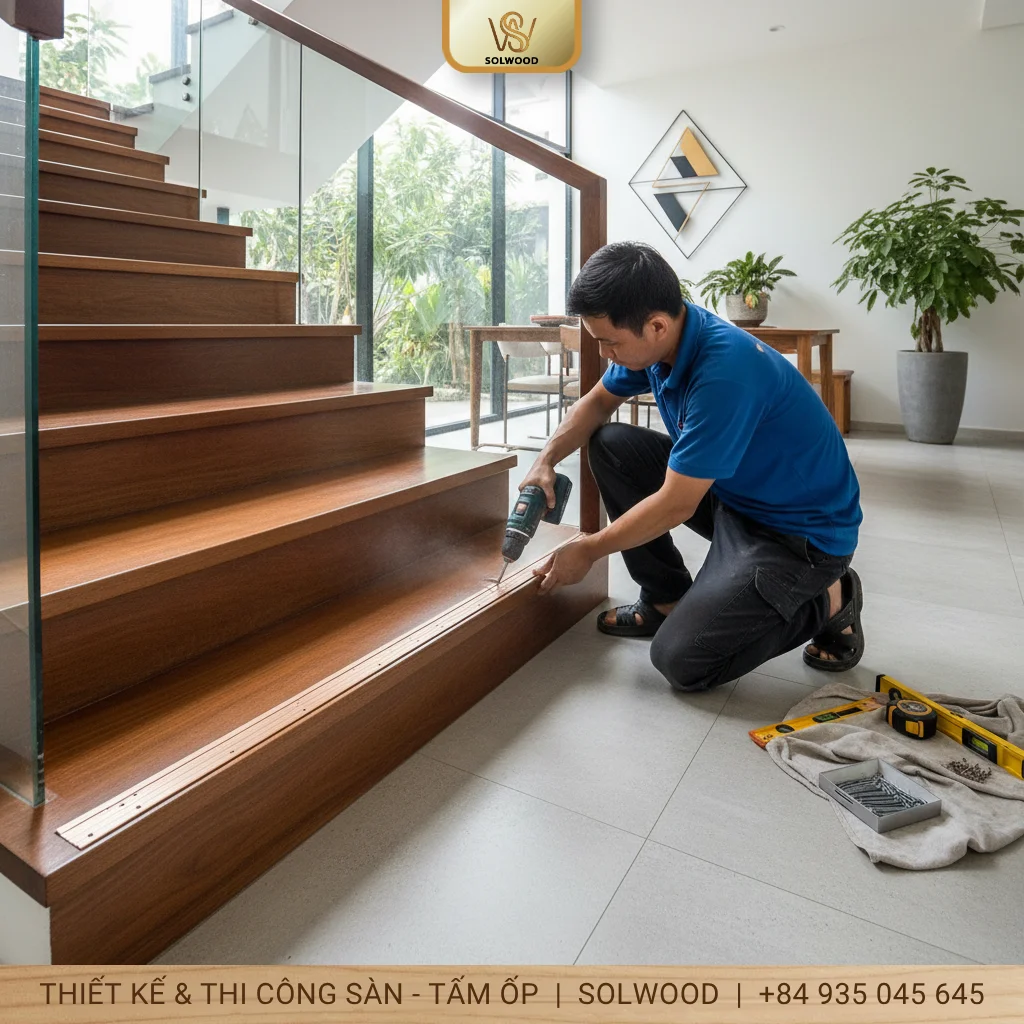 Nẹp đồng chống trượt cầu thang: An toàn, giá rẻ với mọi nhà - hình 2
