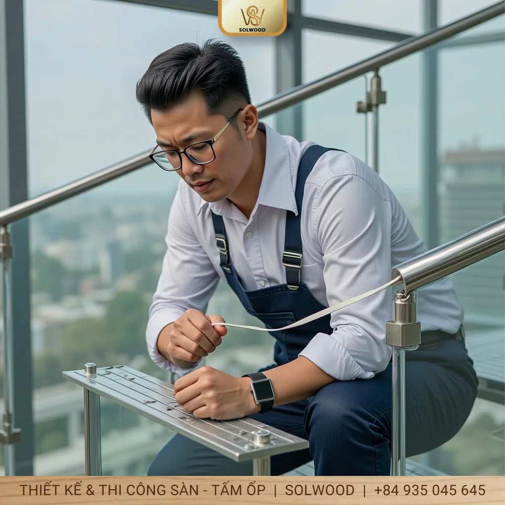 Quy trình thi công cầu thang kính chuẩn nhất hiện nay - hình 2