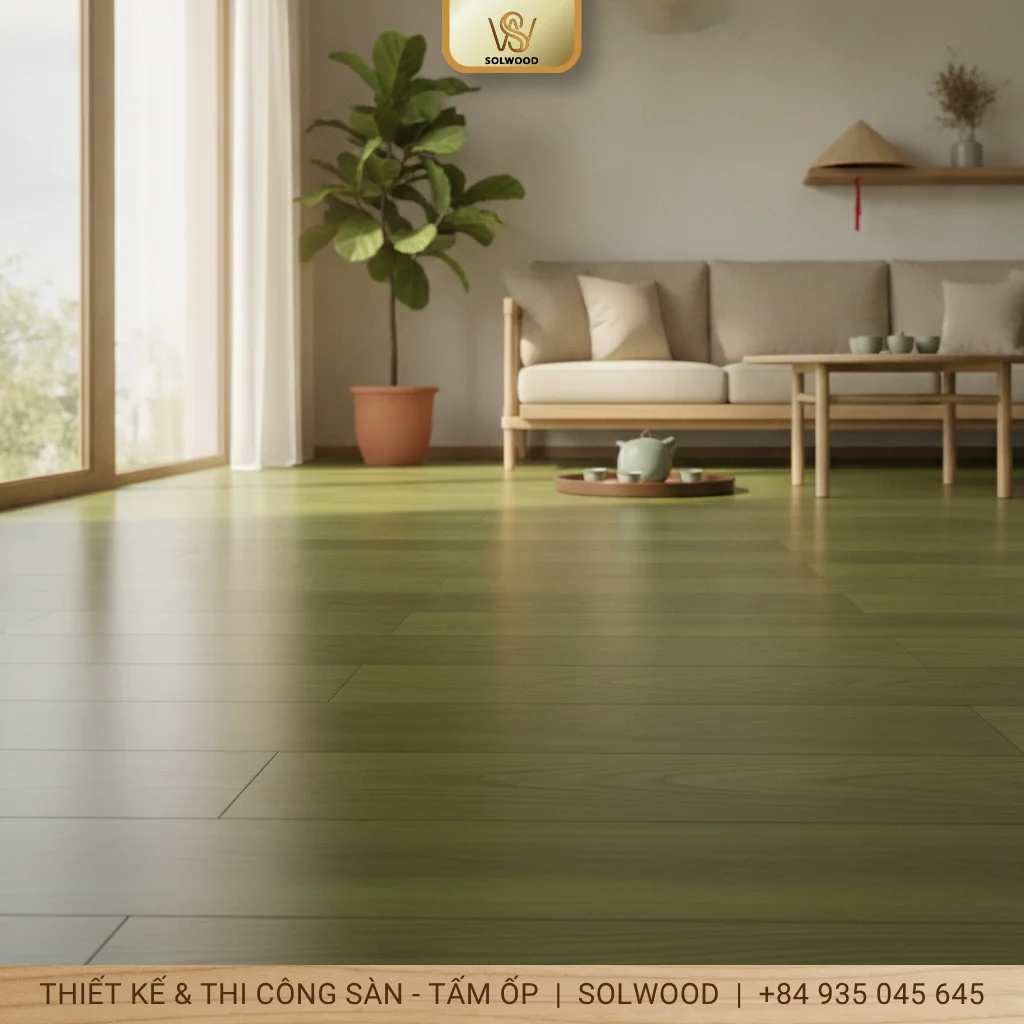 Sàn Gỗ Cốt Xanh HDF - hình 3