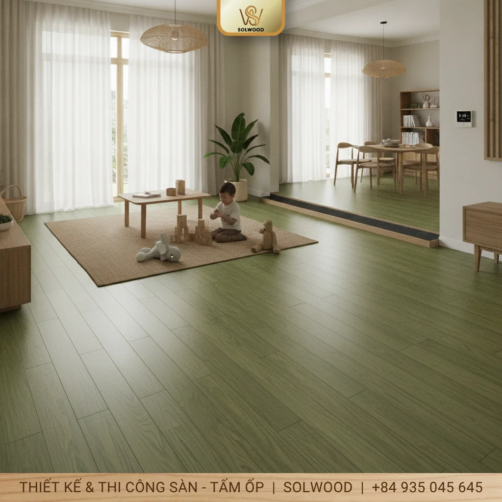 Sàn gỗ cốt xanh (Lõi HDF) có nhưng ưu điểm vượt trội nào - hình 3