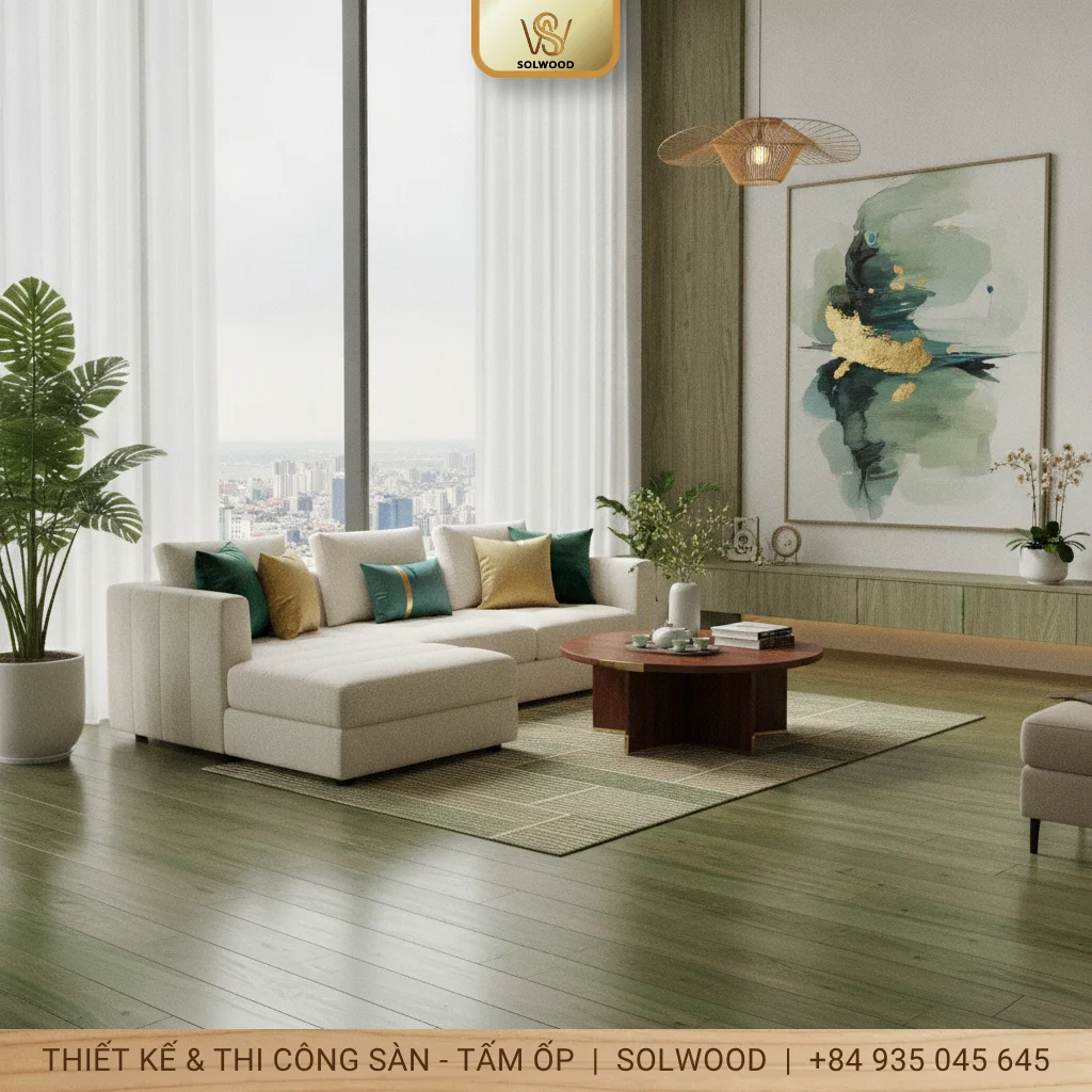 Sàn gỗ cốt xanh (Lõi HDF) có nhưng ưu điểm vượt trội nào - hình 4