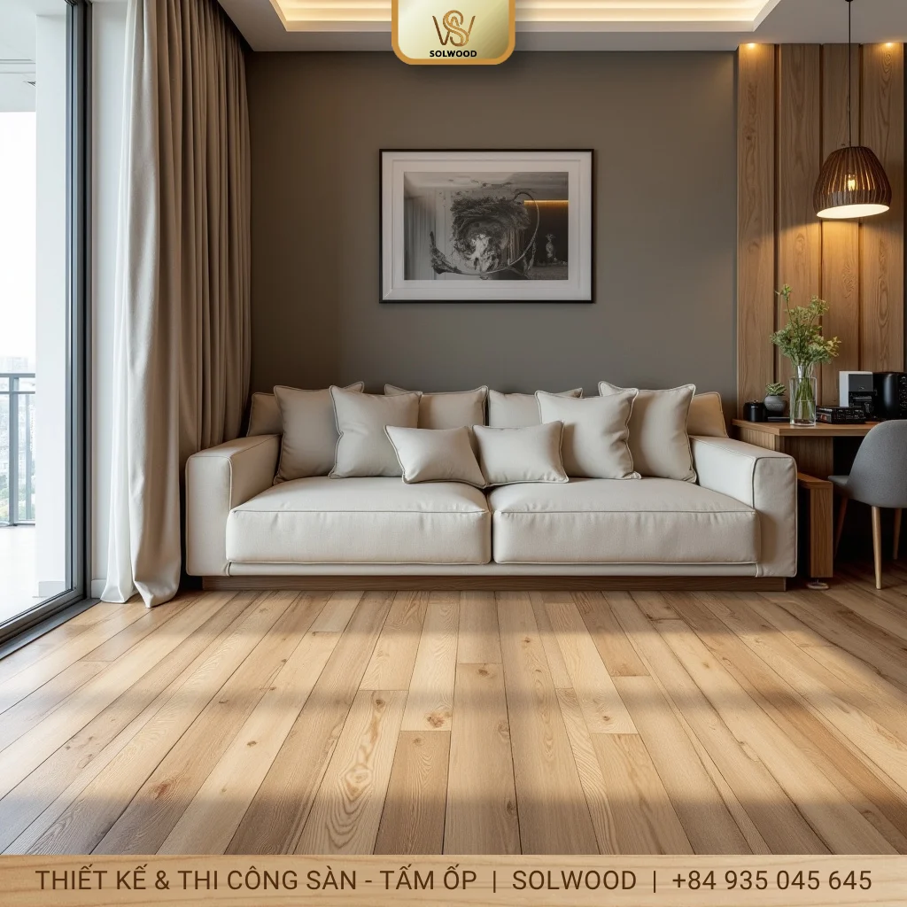 sàn nhựa chịu lực giả gỗ huế - hình 1