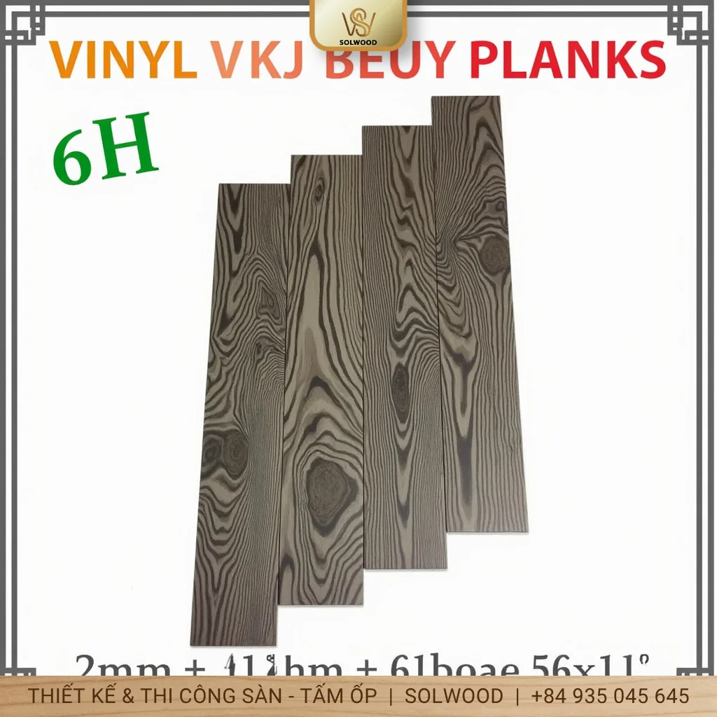 sàn nhựa dán keo vân đá quy nhơn - hình 1