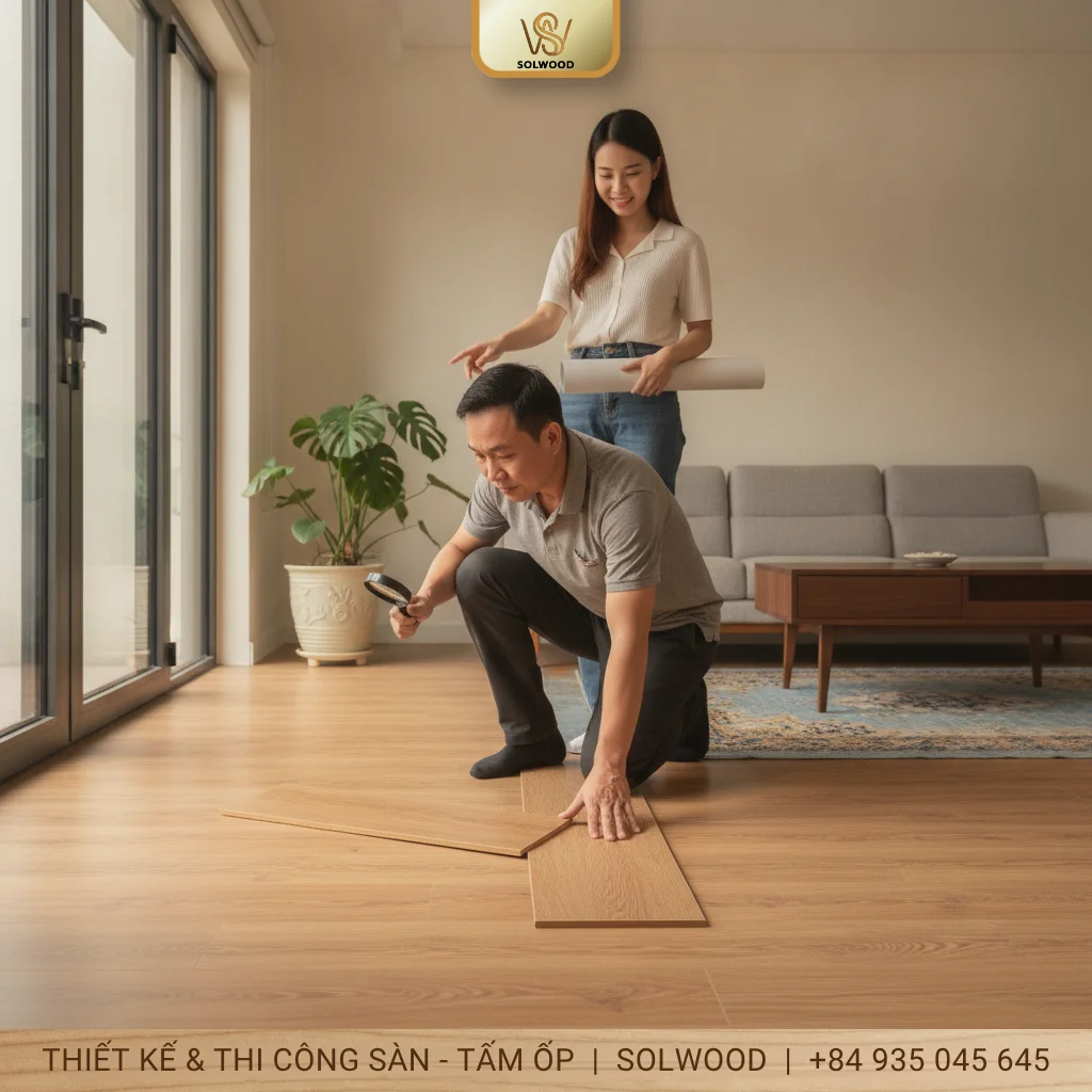 Sàn nhựa giả gỗ dán keo có bền không - hình 4