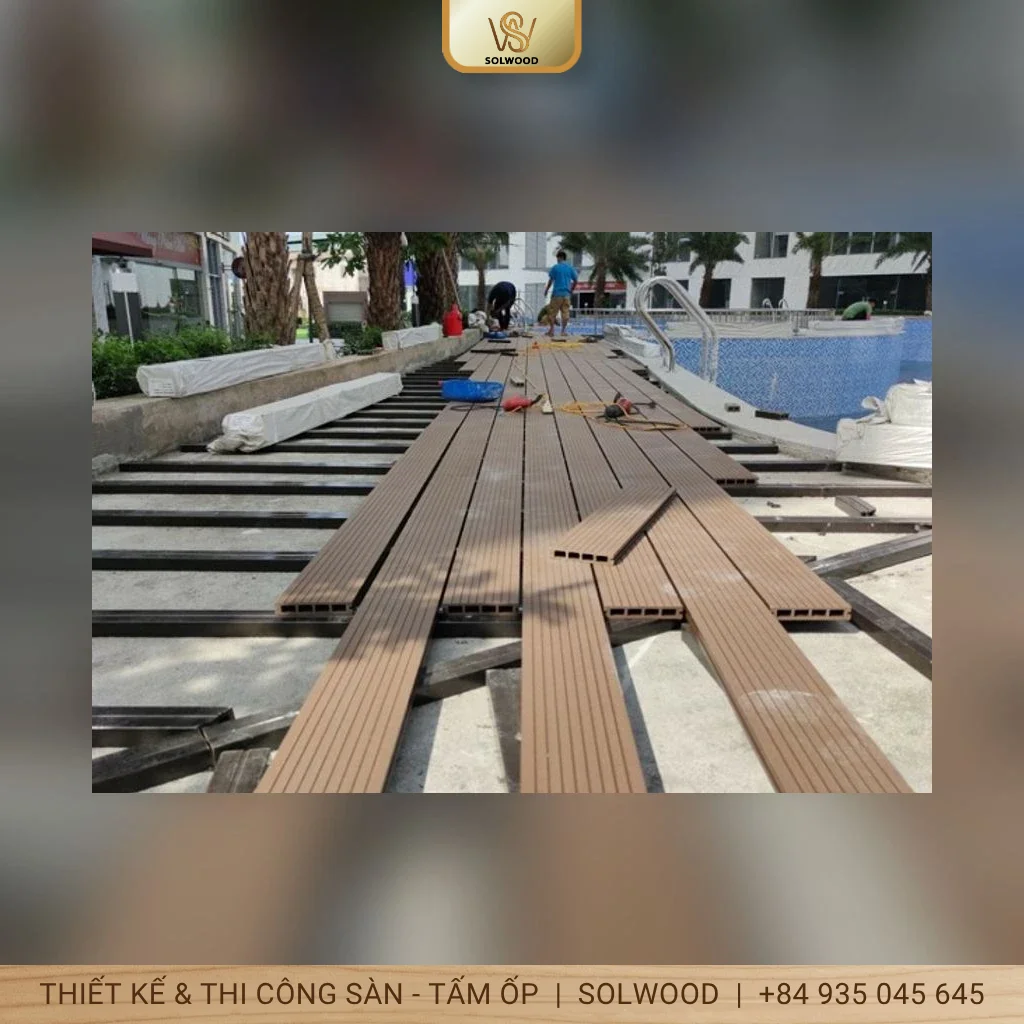 sàn nhựa giả gỗ hồ bơi tam kỳ - hình 3